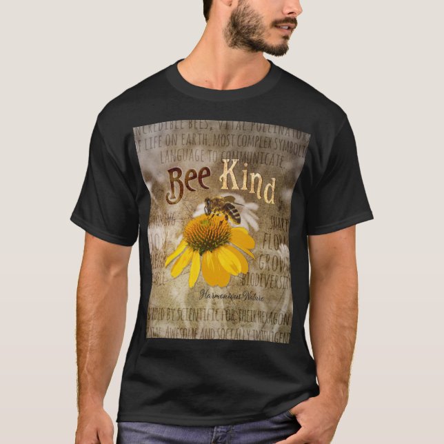 Camiseta Tipo de Bee - Naturaleza armoniosa (Anverso)