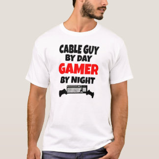 Camiseta Tipo de cable de gamer