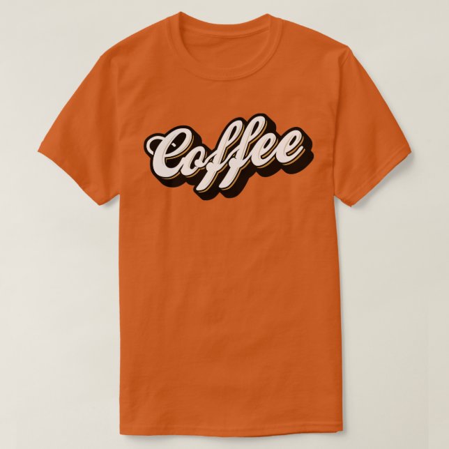 Camiseta Tipo de café Barista (Diseño del anverso)