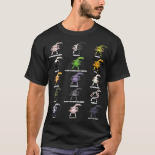 Camiseta Tipo de ciencia Axolotl Biología Axolotls Ambystom