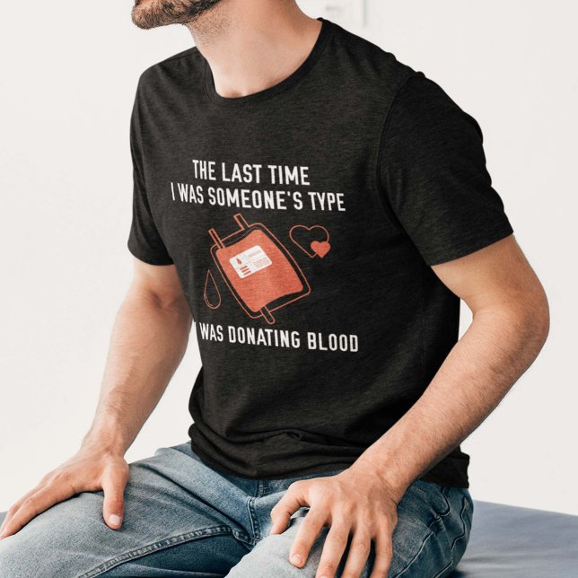 Camiseta Tipo de donación de sangre (Subido por el creador)