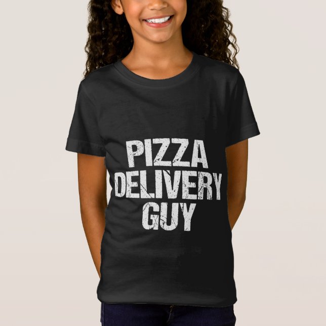 Camiseta Tipo de entrega de pizza (Anverso)