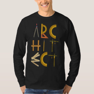 Camiseta Tipo De Herramientas Arquitectura De Arquitectura