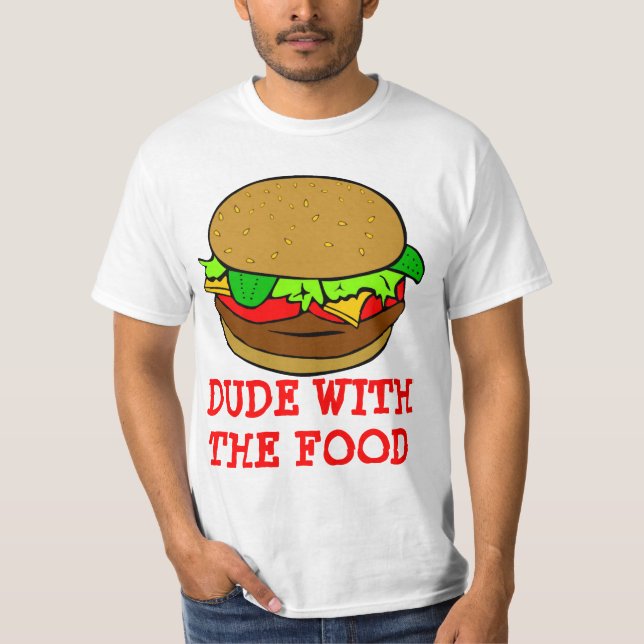 Camiseta Tipo de la comida (Anverso)