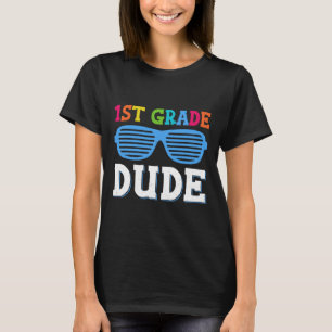 Camiseta Tipo de la escuela de primer grado maestros estudi