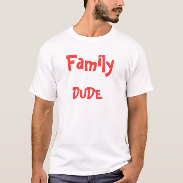 Camiseta Tipo de la familia (Anverso)