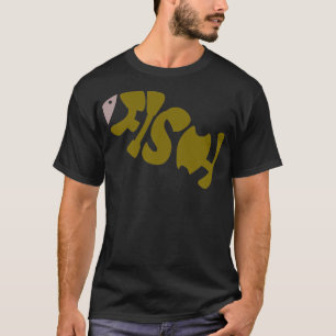 Camiseta Tipo de letra de forma PESCA