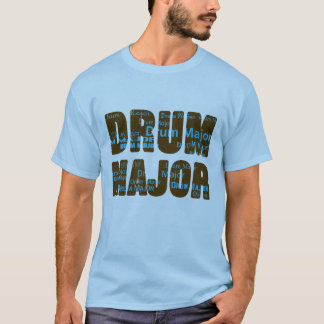 Camiseta Tipo de letra mayor del tambor