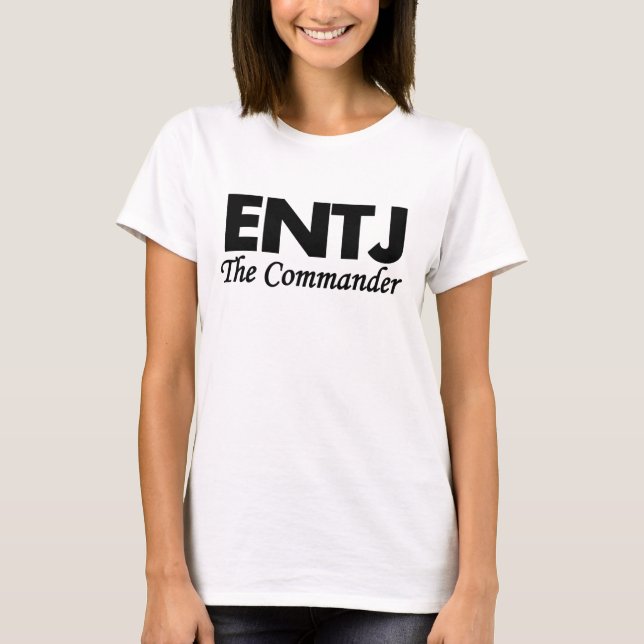 Camiseta Tipo de personalidad de ENTJ (Anverso)