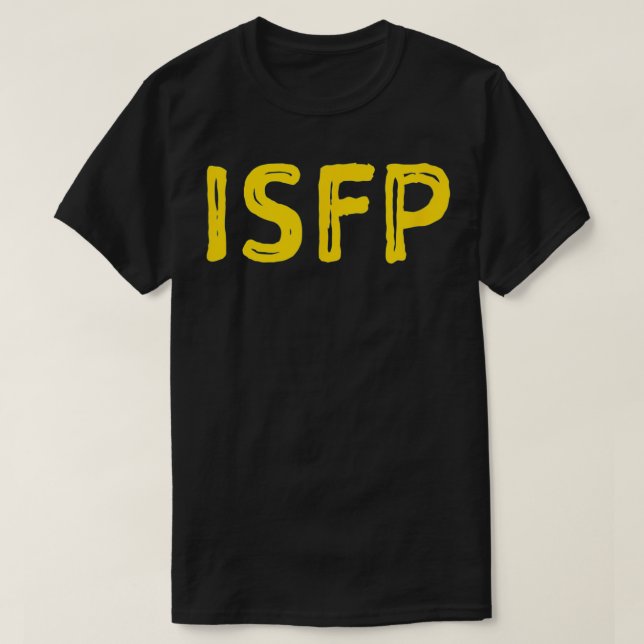 Camiseta Tipo de personalidad de introducción de ISFP (Diseño del anverso)