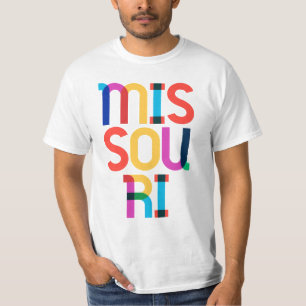 Camiseta Tipo de Pop Art 80 retro misuri