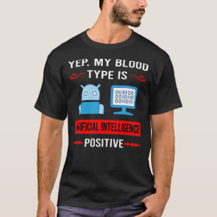 Camiseta Tipo de Sangre Inteligencia Artificial IA