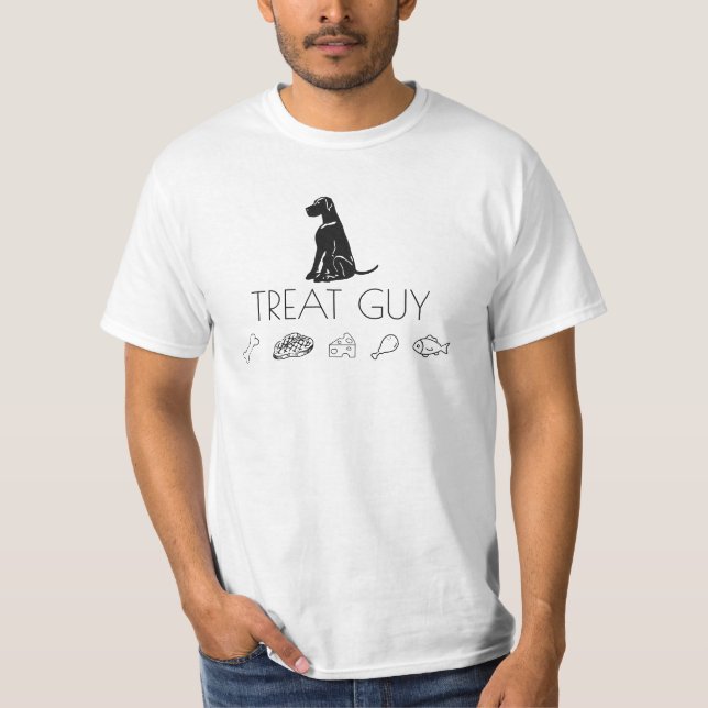Camiseta "Tipo de trato" (texto negro) (Anverso)
