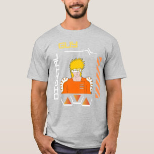 Camiseta tipo digital en un mundo digital