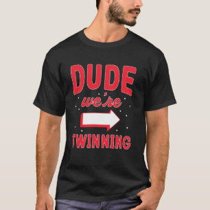 Camiseta Tipo Estamos Gemelos Día de Gemelos Semana de Espí