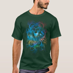 Camiseta Tipo gráfico del patrón de león brillante 3D impre