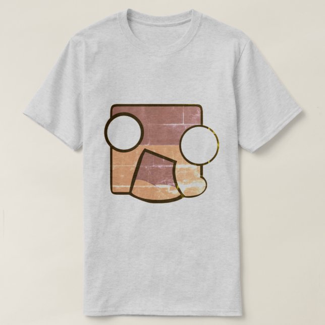 Camiseta Tipo gris (Diseño del anverso)