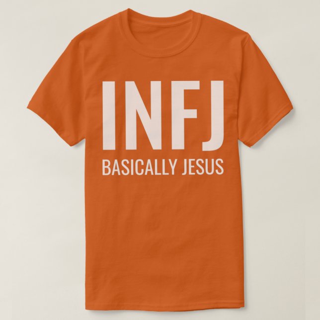 Camiseta tipo INFJ (Diseño del anverso)