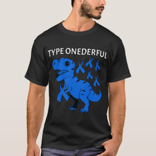 Camiseta Tipo Maravilloso T-Rex Tipo-1 Conciencia sobre la