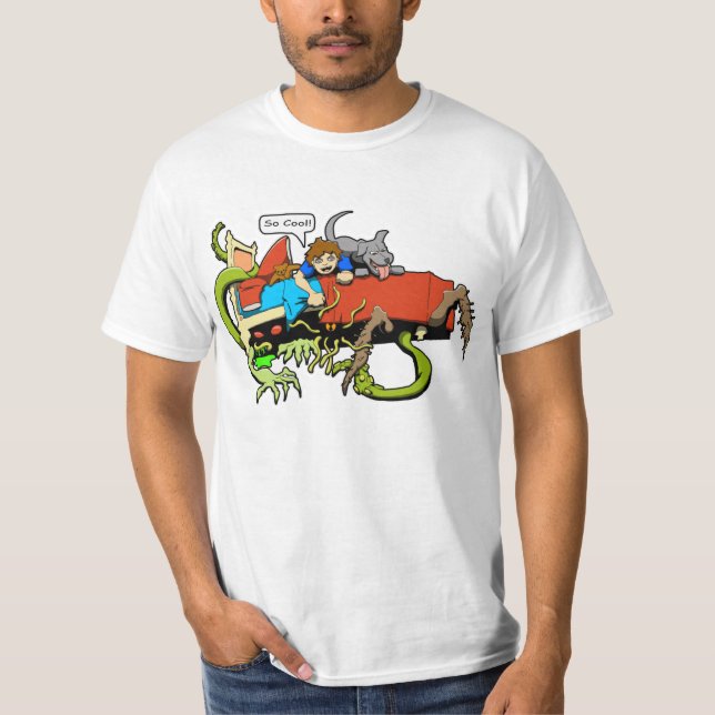 Camiseta ¡Tipo! ¡Monstruos! (Anverso)
