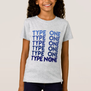 Camiseta Tipo Ninguno [Azul/Gris]
