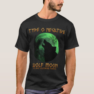 Camiseta Tipo O Luna De Lobo Negativo La Popular Banda De L