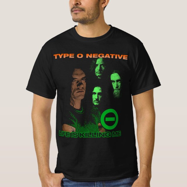 Camiseta Tipo O negativo (Anverso)