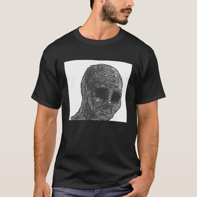 Camiseta Tipo que Siente Wojak Meme Doomer  1 (Anverso)