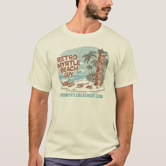 Camiseta Tipo Retro de Myrtle Beach (Anverso)