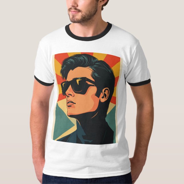 Camiseta Tipo Retro Genial (Anverso)