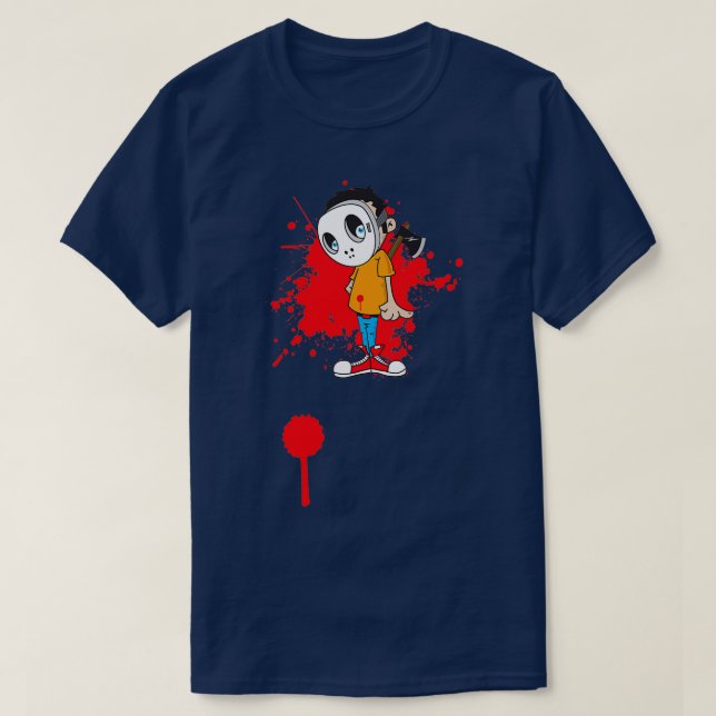 Camiseta tipo serie (Diseño del anverso)