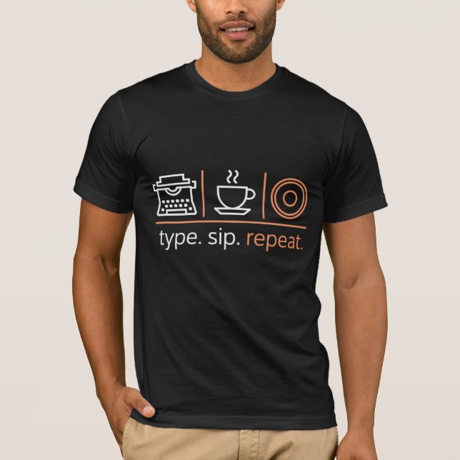 Camiseta Tipo. Sip. Repite. (Anverso)