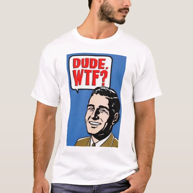 CAMISETA TIPO. ¡WTF! (Anverso)