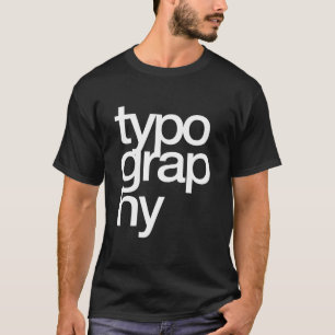 Camiseta tipografía