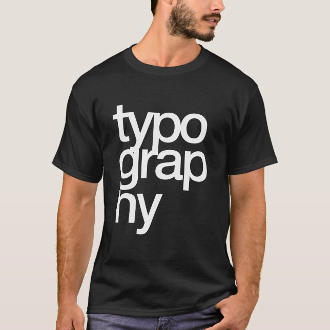 Camiseta tipografía (Anverso)