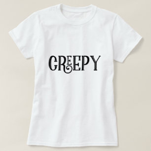 Camiseta TIPOGRAFÍA ANTIGUA CAPRICHOSA BLANCA NEGRA SINIest