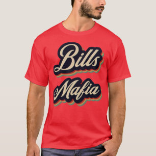 Camiseta Tipografía antigua de Bill Mafia Retro