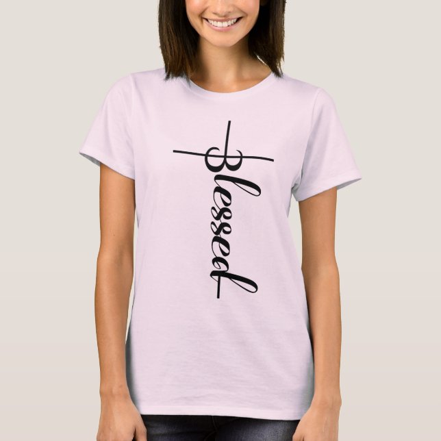 Camiseta Tipografía Bendita (Anverso)