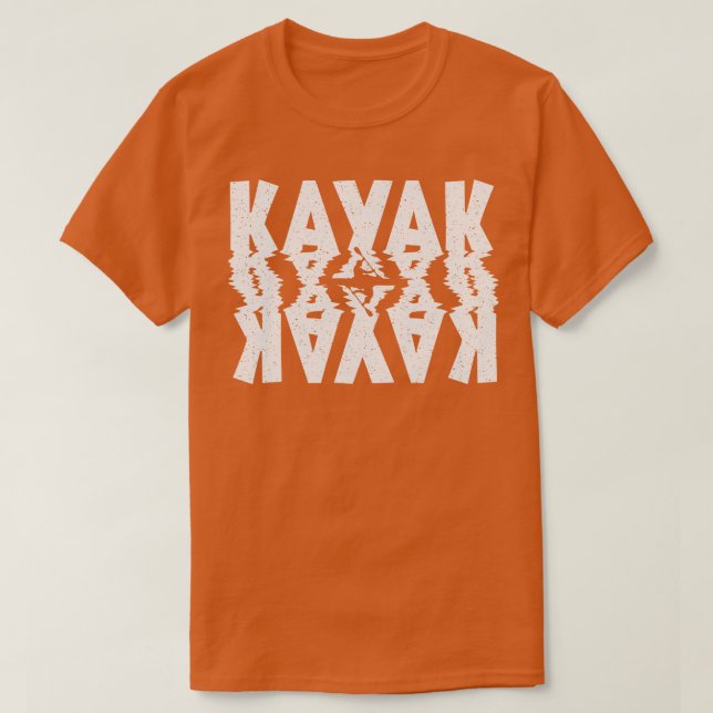 Camiseta Tipografía blanca alterada por Kayak (Diseño del anverso)