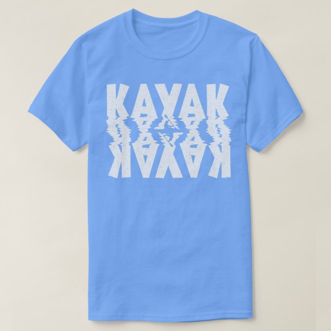 Camiseta Tipografía blanca alterada por Kayak (Diseño del anverso)