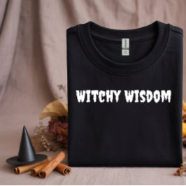 Camiseta Tipografía blanca de Wisdom
