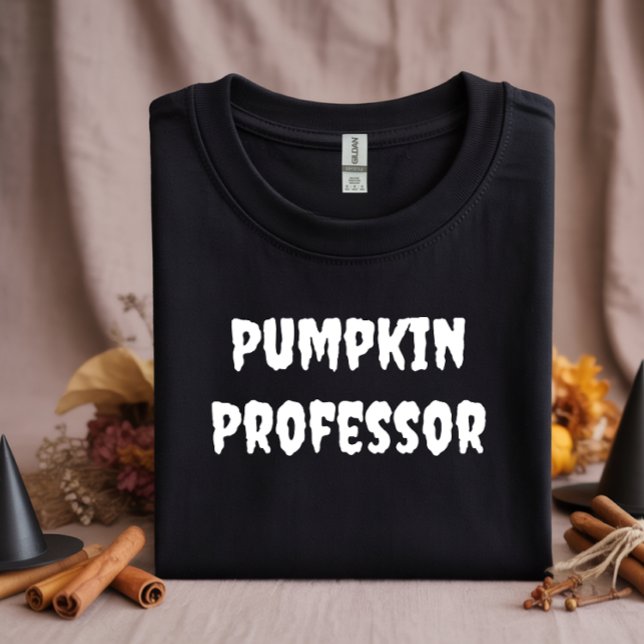 Camiseta Tipografía blanca del Profesor Calabaza (Subido por el creador)