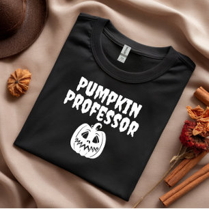 Camiseta Tipografía blanca del Profesor Calabaza