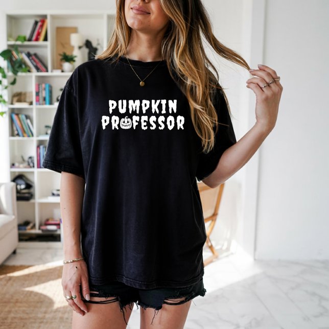Camiseta Tipografía blanca del Profesor Calabaza (Subido por el creador)