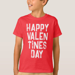 CAMISETA TÍPOGRAFÍA BLANCA DÍA DE SAN VALENTÍN FEL
