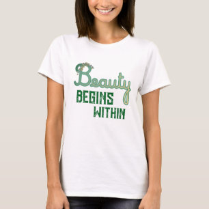 Camiseta Tipografía Botánica de Belleza