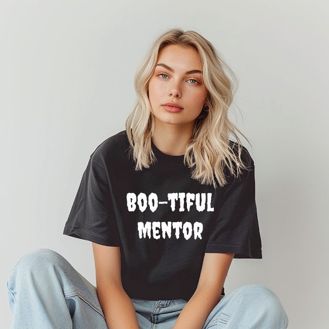 Camiseta Tipografía bruta de Mentor blanca (Subido por el creador)