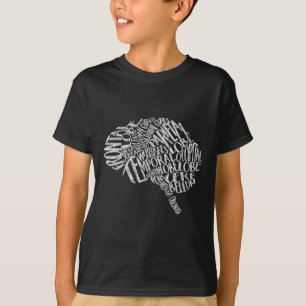 Camiseta Tipografía Cerebral Neurociencia Neurología Neurol