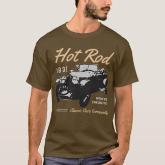 Camiseta Tipografía clásica de la comunidad de automóviles