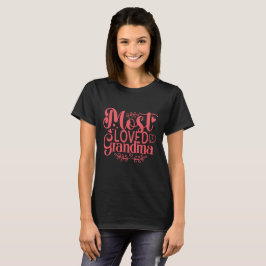 Camiseta Tipografía de Abuela Más Querida